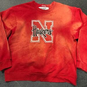 Red Huskers Men's Sweater